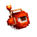 Solarbyte, an orange pixel-art character